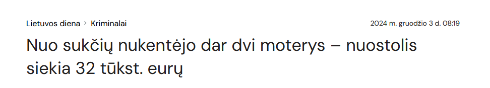 Sukčiavimo pavyzdys 4